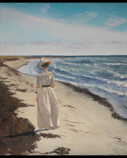 Lady at Karrebæksminde Beach, Zealand