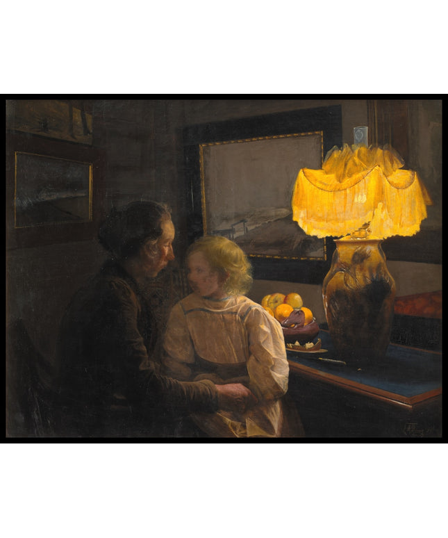 The Artist's Wife and Daughter