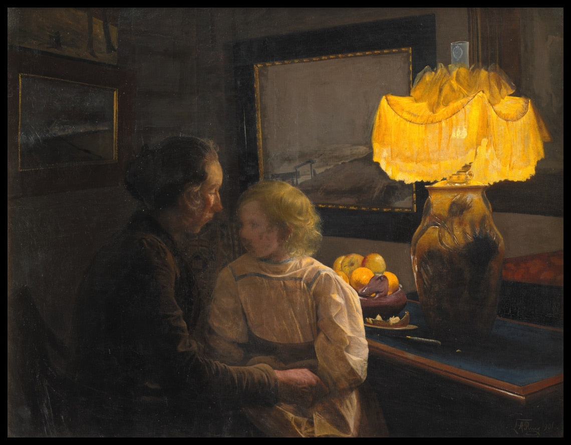 La femme et la fille de l'artiste
