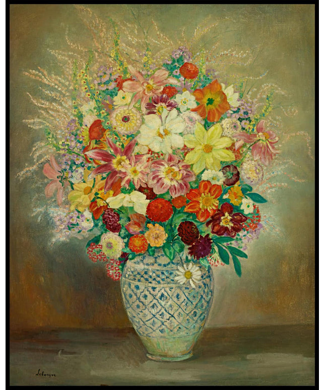 Composition Florale Aux Dahlias