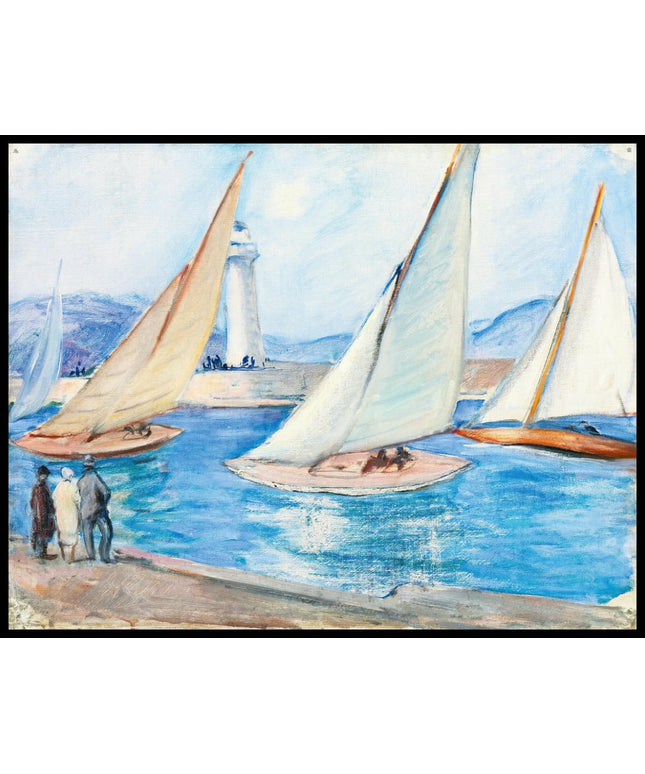 Départ De Régates Dans Le Midi, St. Tropez