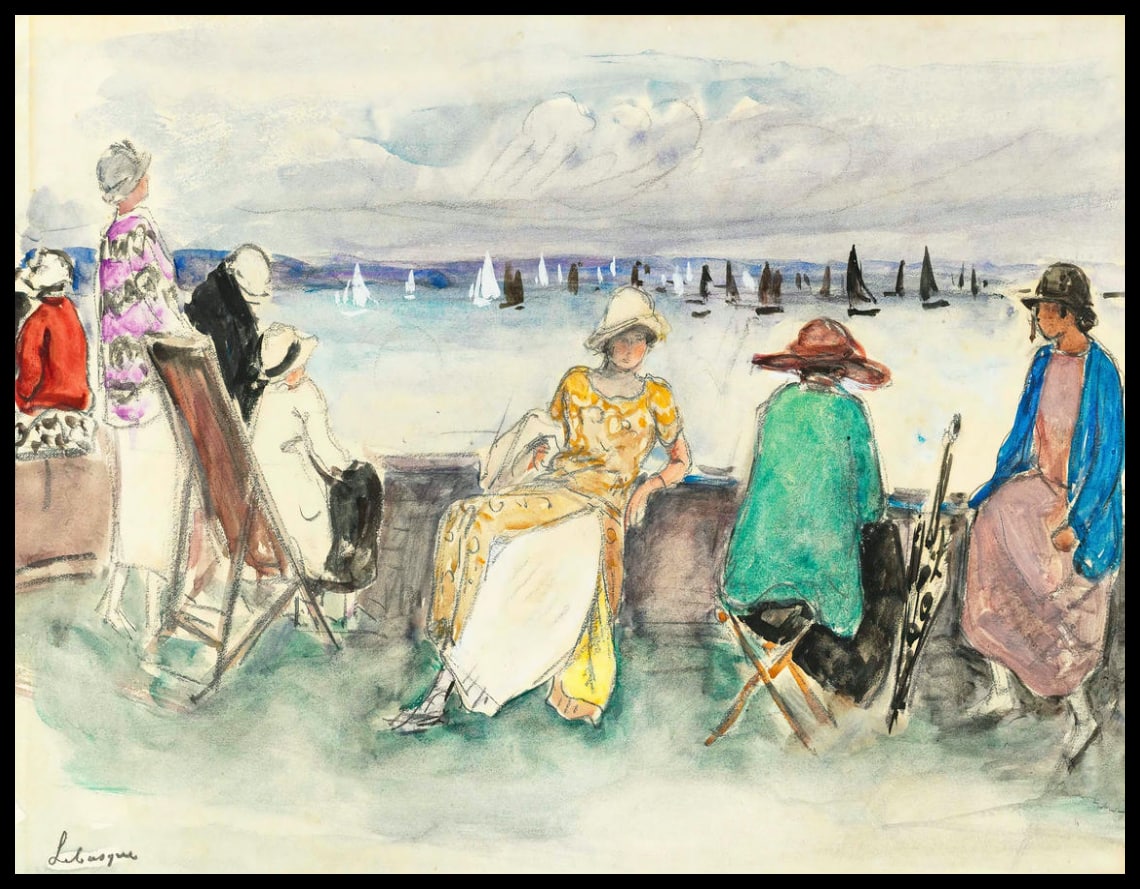 Femme aux régates
