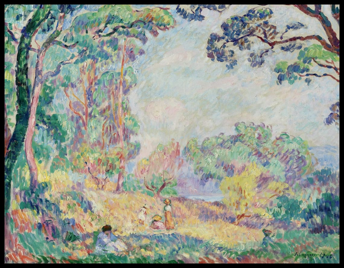 Jeunes Femmes Et Fillettes Dans Un Paysage
