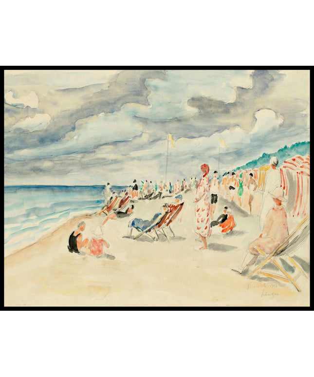 La plage de Deauville