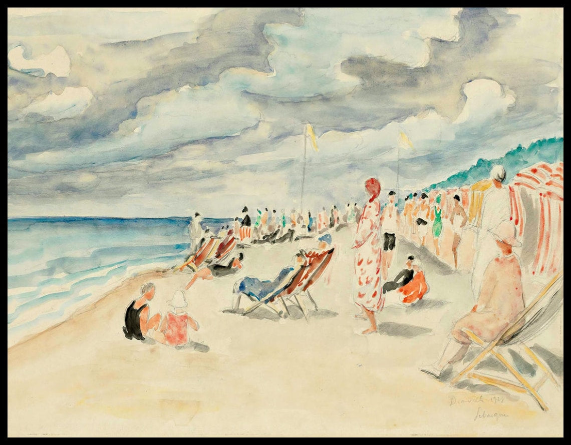 La plage de Deauville