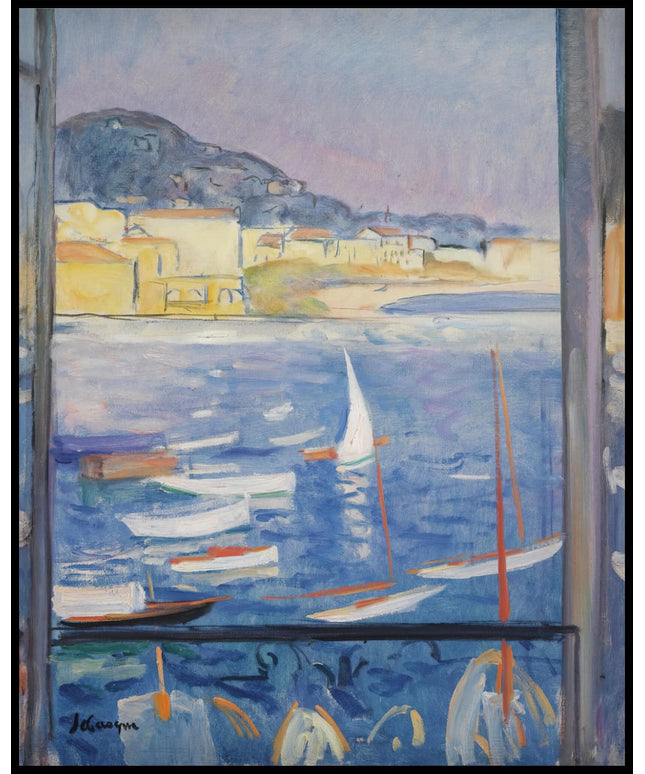 Villefranche-Sur-Mer, Fenêtre Ouverte Sur Le Port