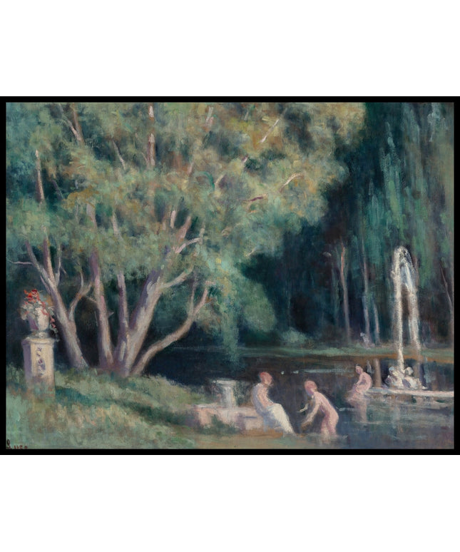 Les Baigneurs Au Jet D’eau