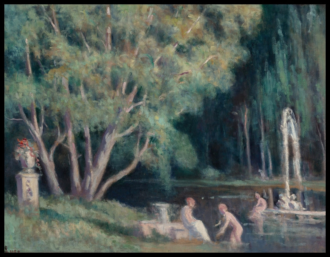 Les Baigneurs Au Jet D'eau