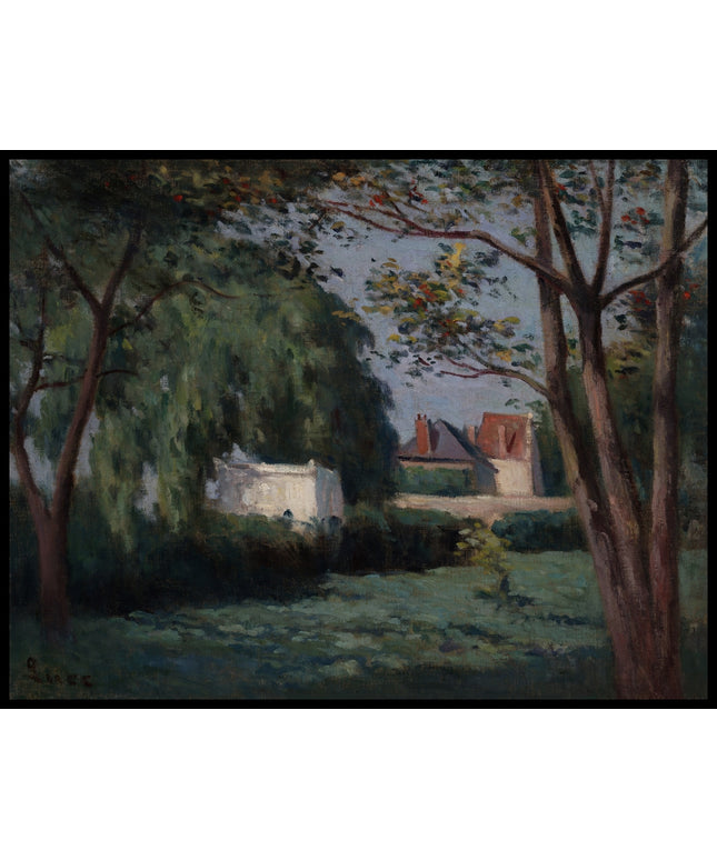 Three Houses And Trees