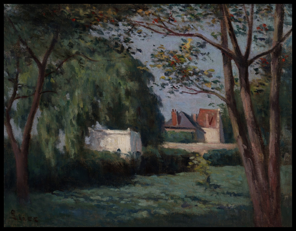 Three Houses And Trees