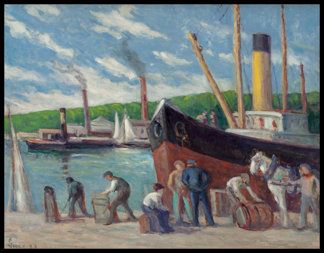 Honfleur, Remorqueur A Quai