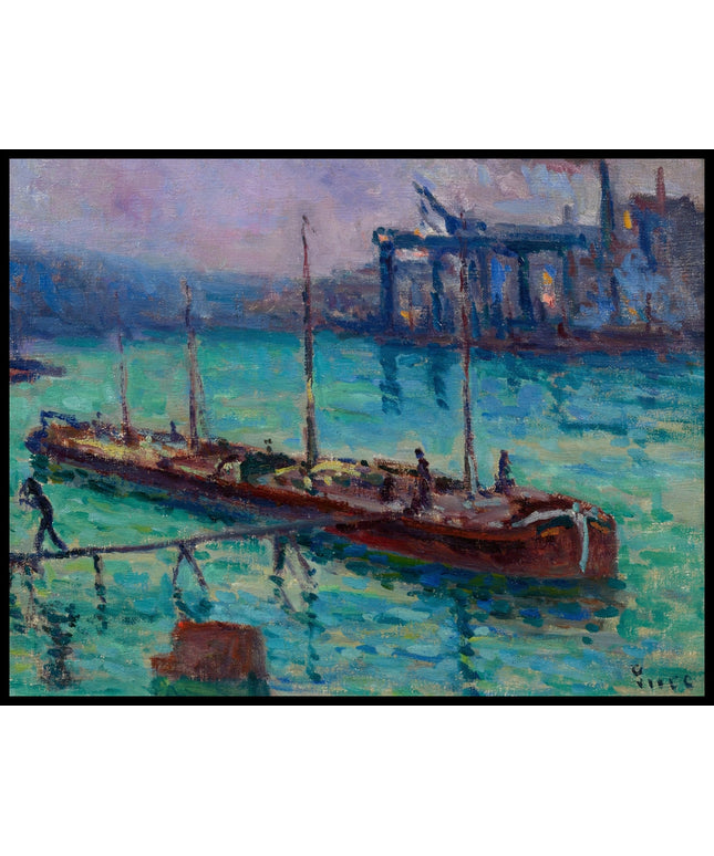 Peniche Au Bord De La Seine