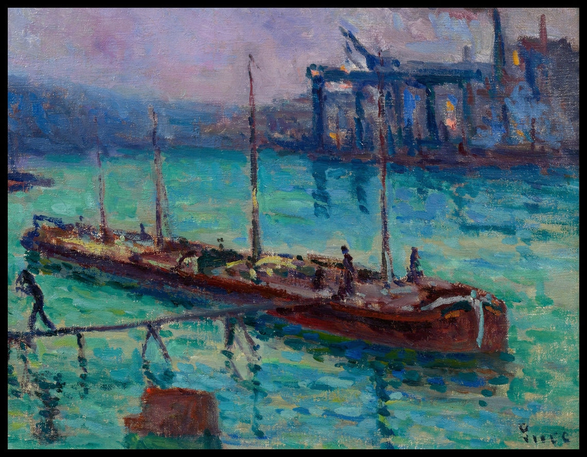 Peniche Au Bord De La Seine