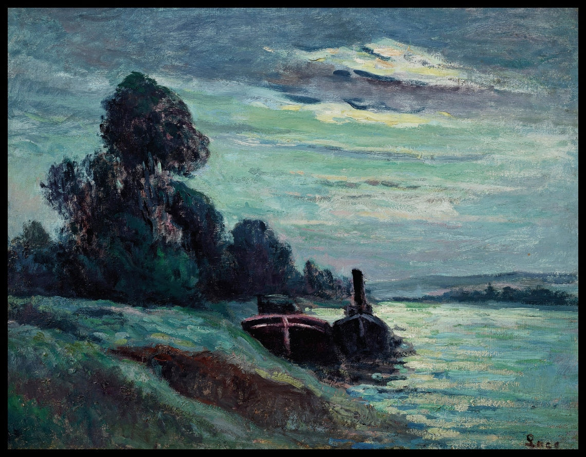 Péniche Sur La Seine
