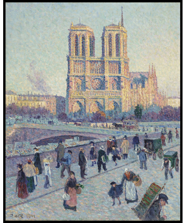 The Quai Saint Michel And Notre Dame