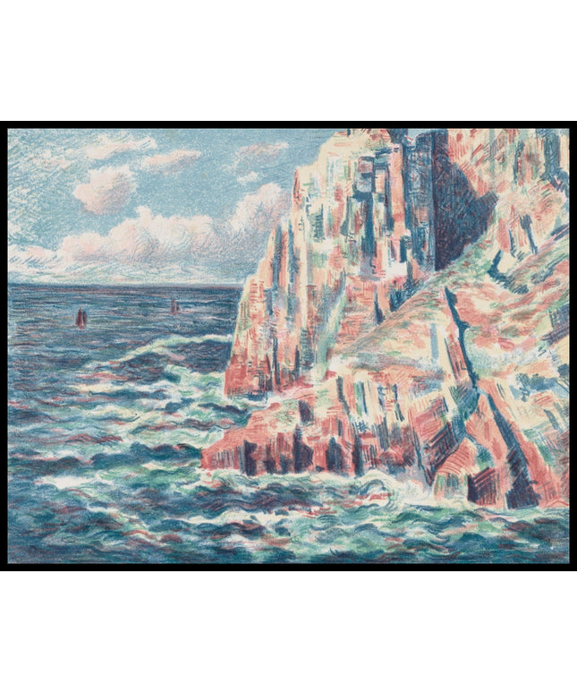 The Sea At Camaret, The Red Rocks