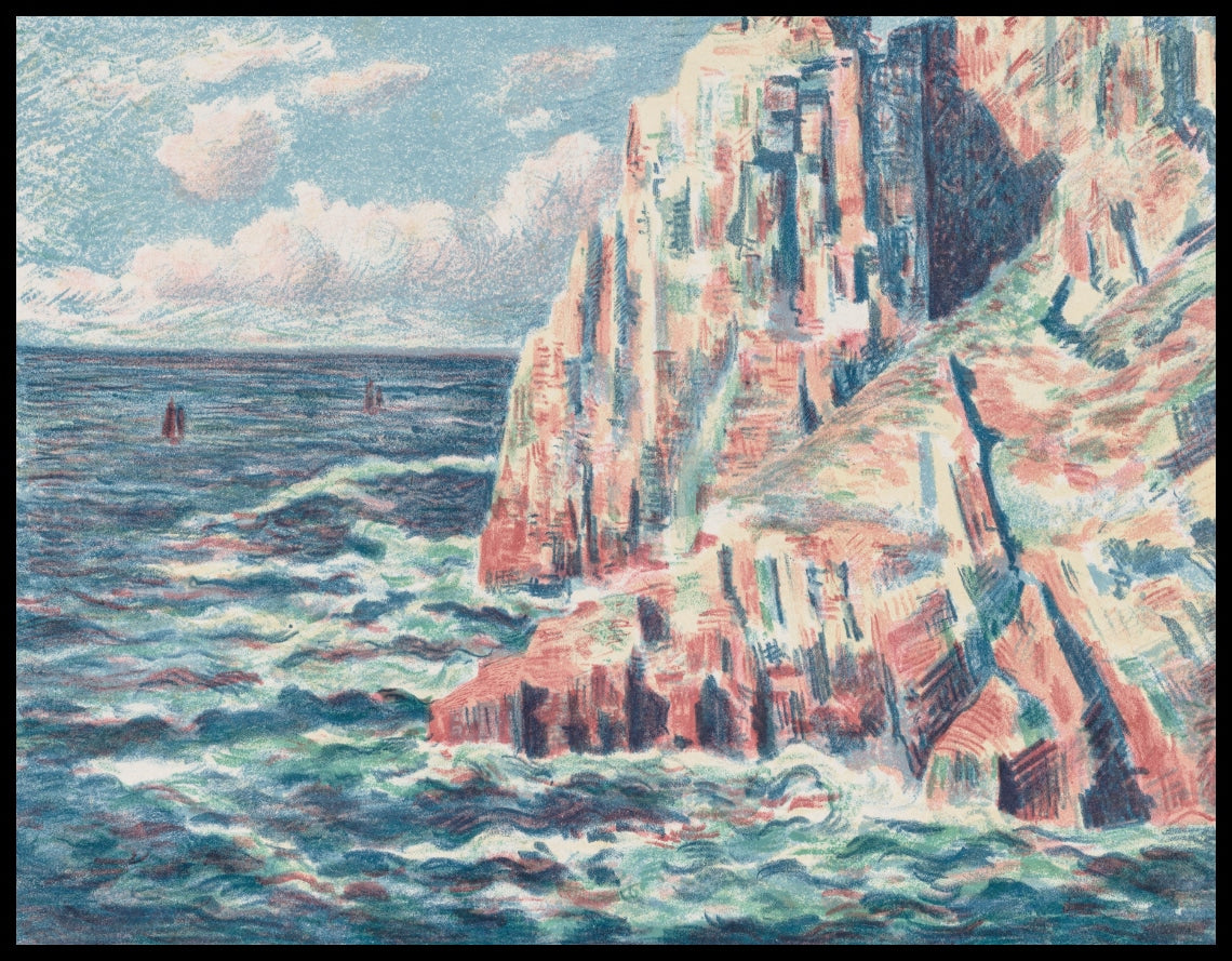 The Sea At Camaret, The Red Rocks