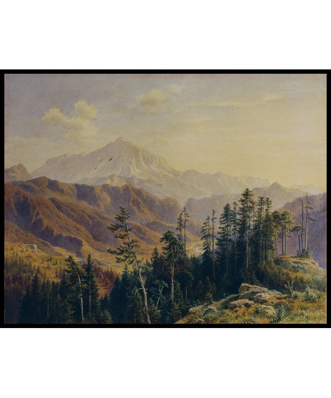 Der Schneeberg in Niederösterreich von Gutenstein aus gesehen