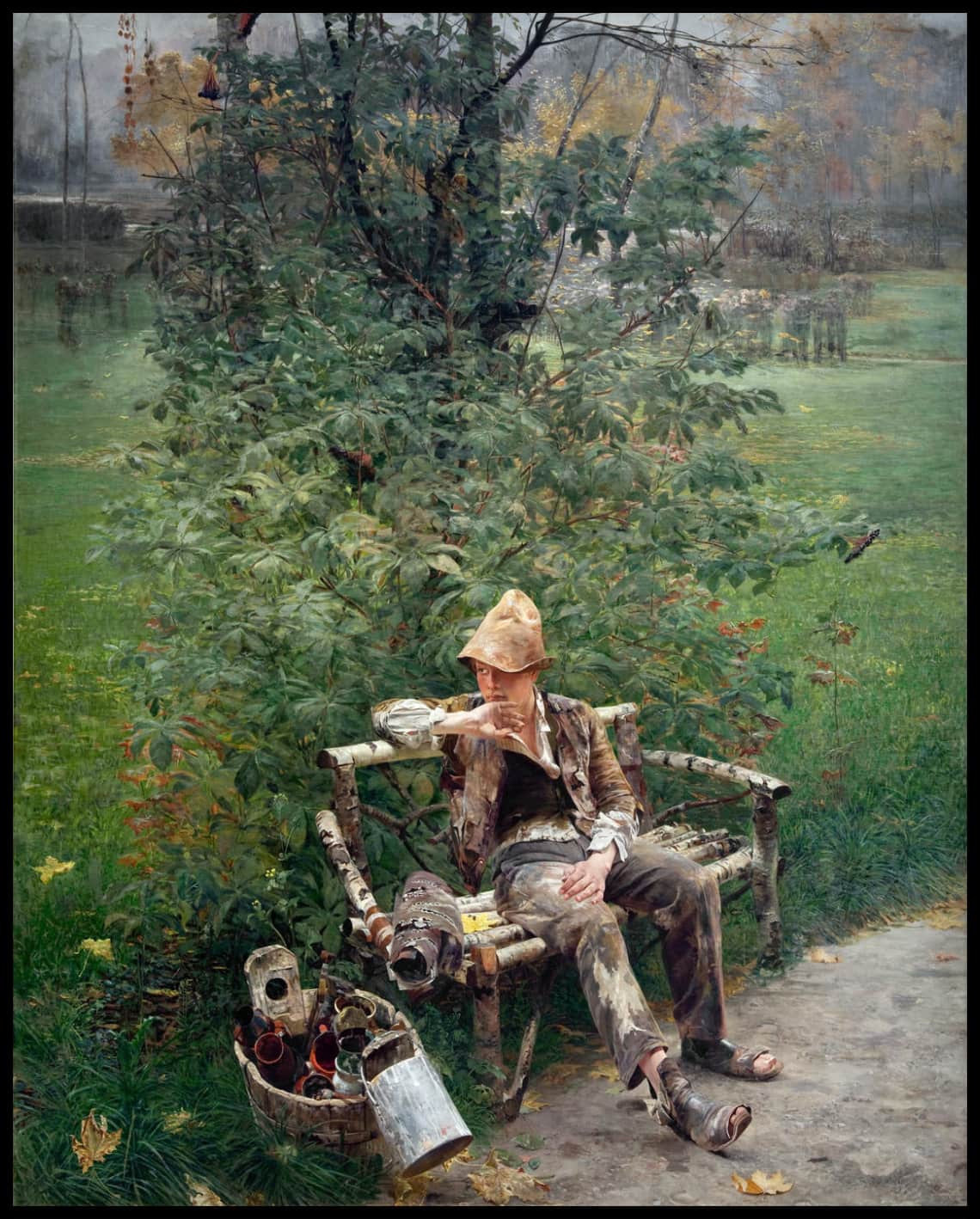 Un apprenti peintre