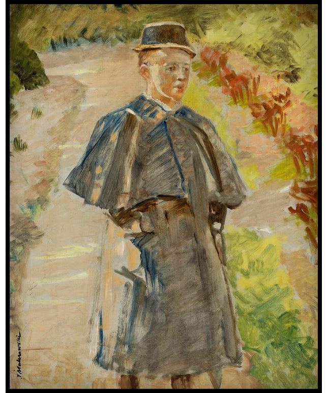 Boy in the garden, sketch (Rafał, artist's son)