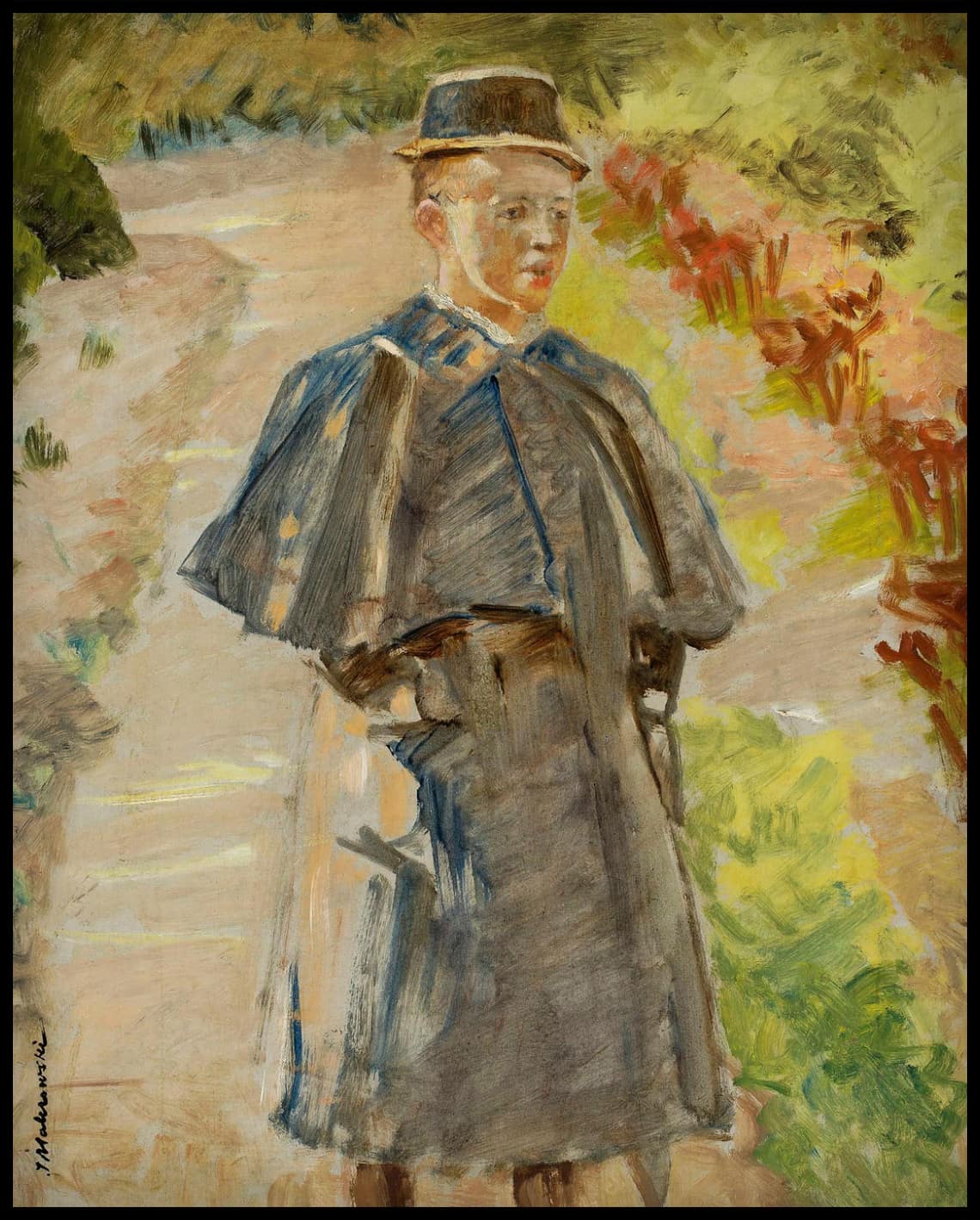 Garçon dans le jardin, croquis (Rafał, fils de l'artiste)