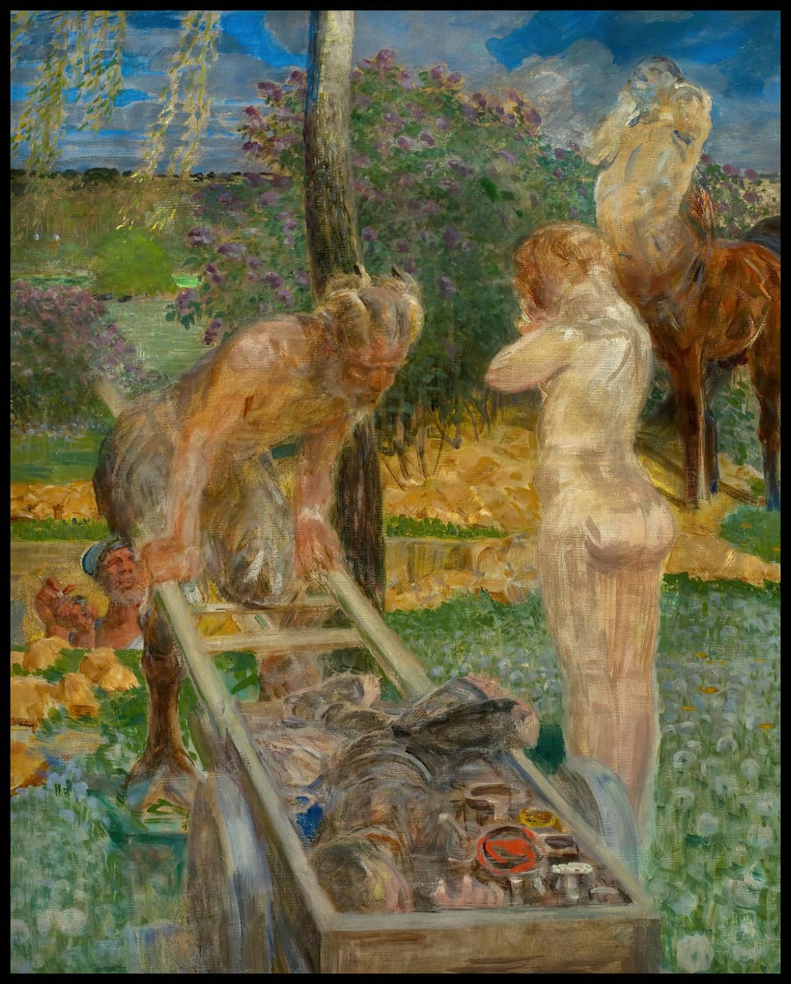 Funérailles d'un apprenti peintre