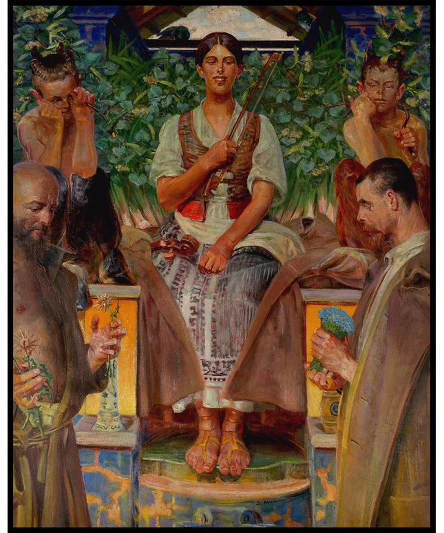 Homage to art and the muse