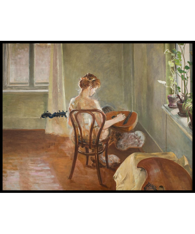 Interior with the Chimera Playing the Guitar