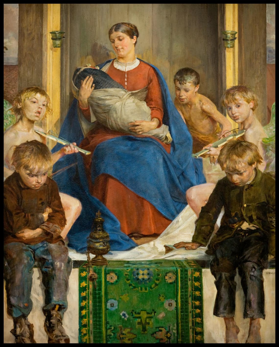 Madonna et les enfants