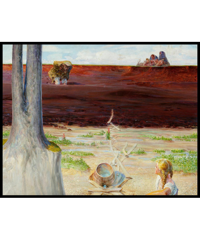 My life – left section of the triptych