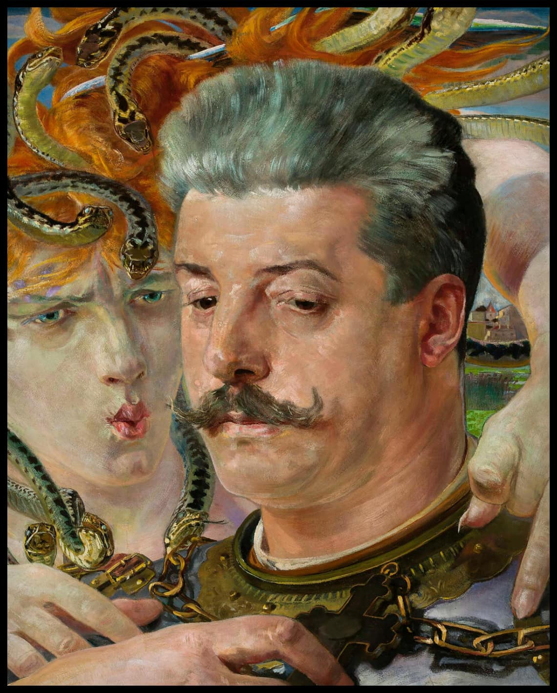 Portrait de Tadeusz Błotnicki avec Medusa