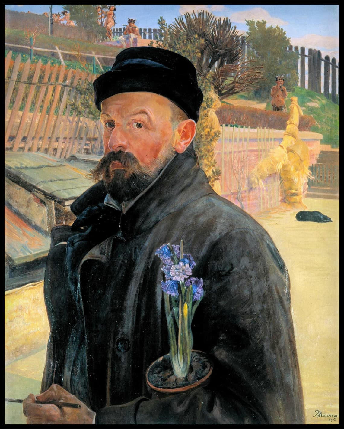 Autoportrait à l'hyacinthe
