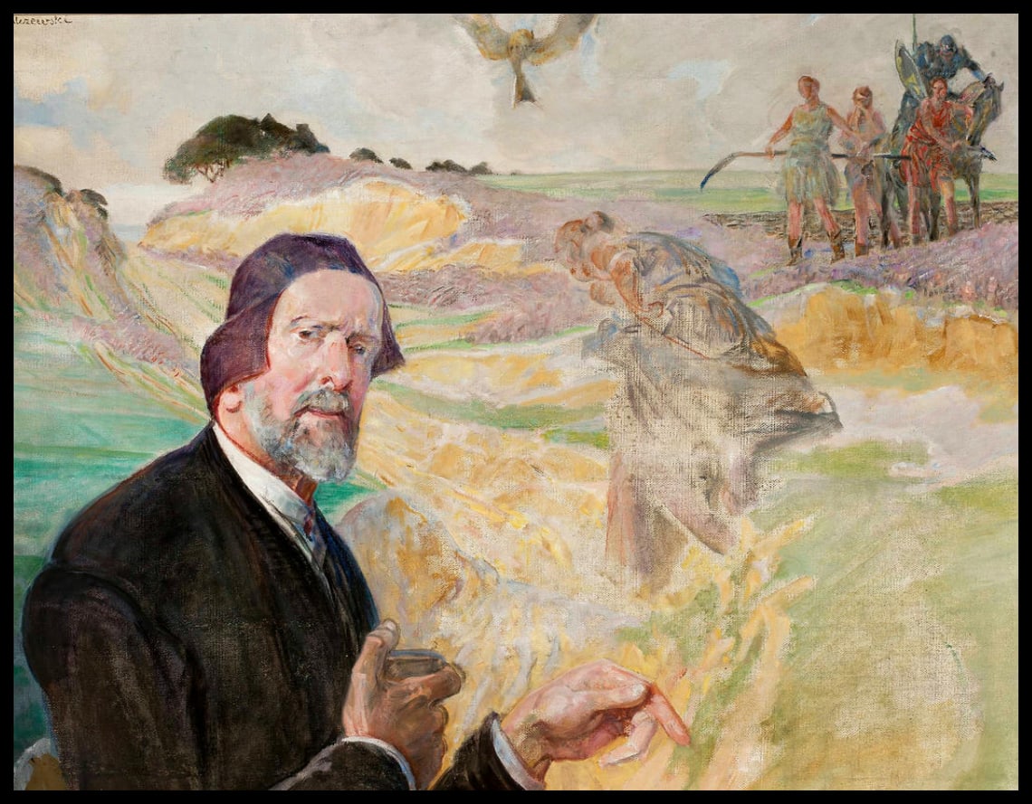 Autoportrait avec une route polonaise