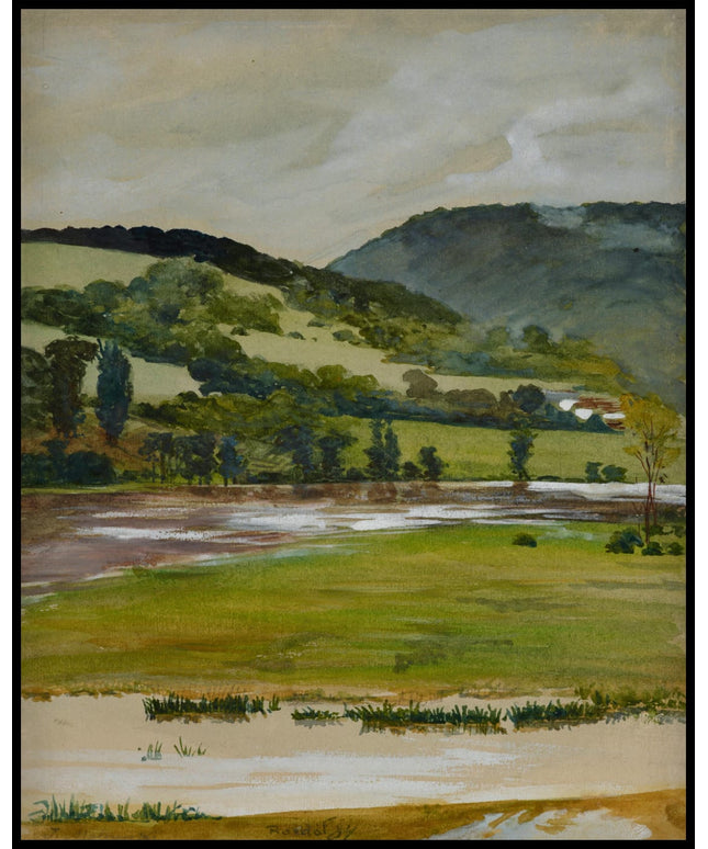 Spring landscape from Rozdół