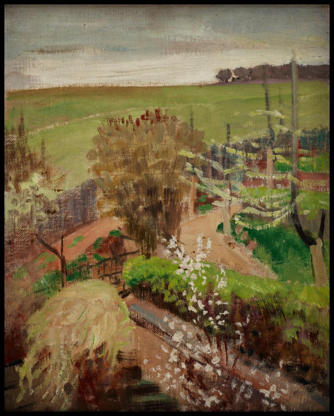 Paysage printanier de la campagne