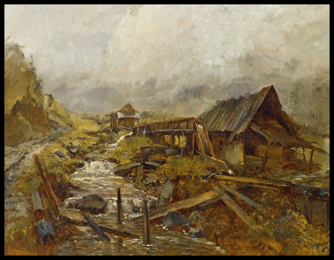 Vieux moulin de montagne en Styrie