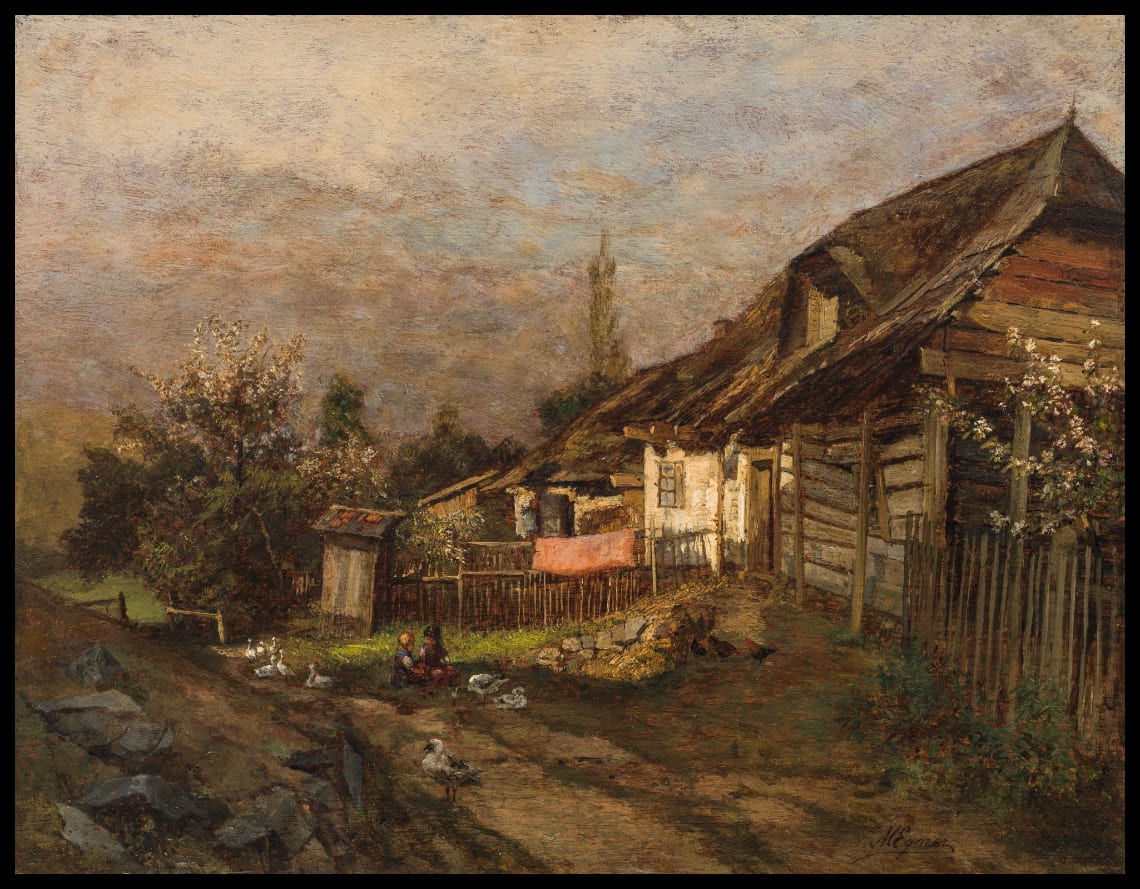Ferme au printemps