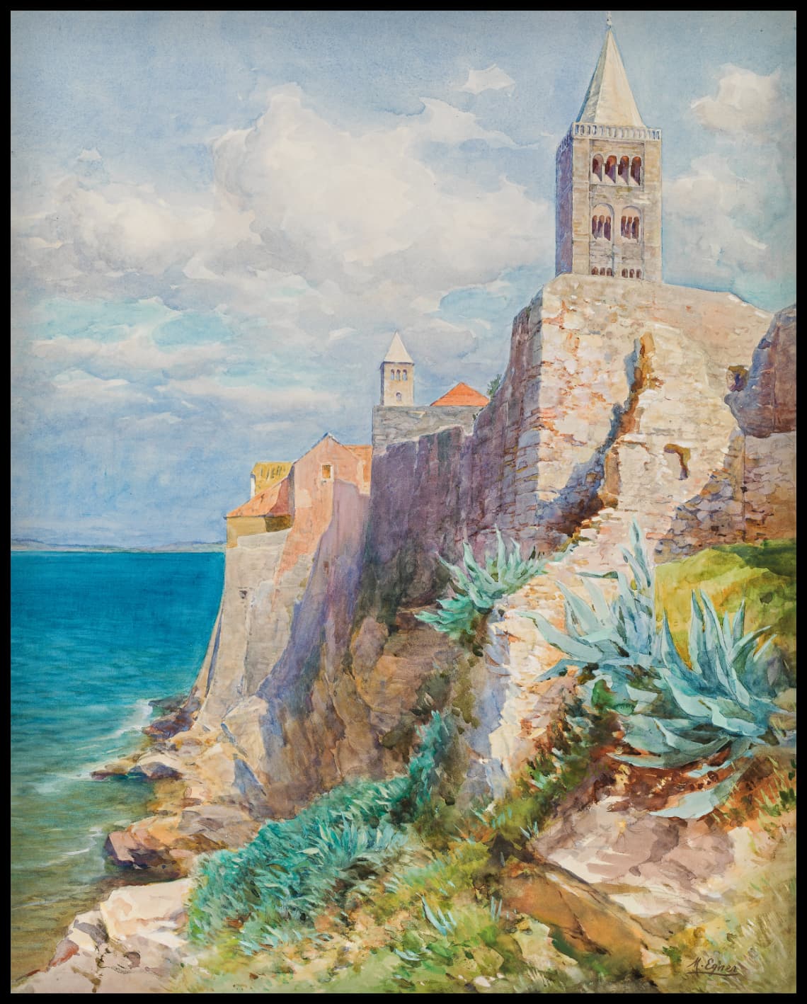 Vue sur l'île de Rab