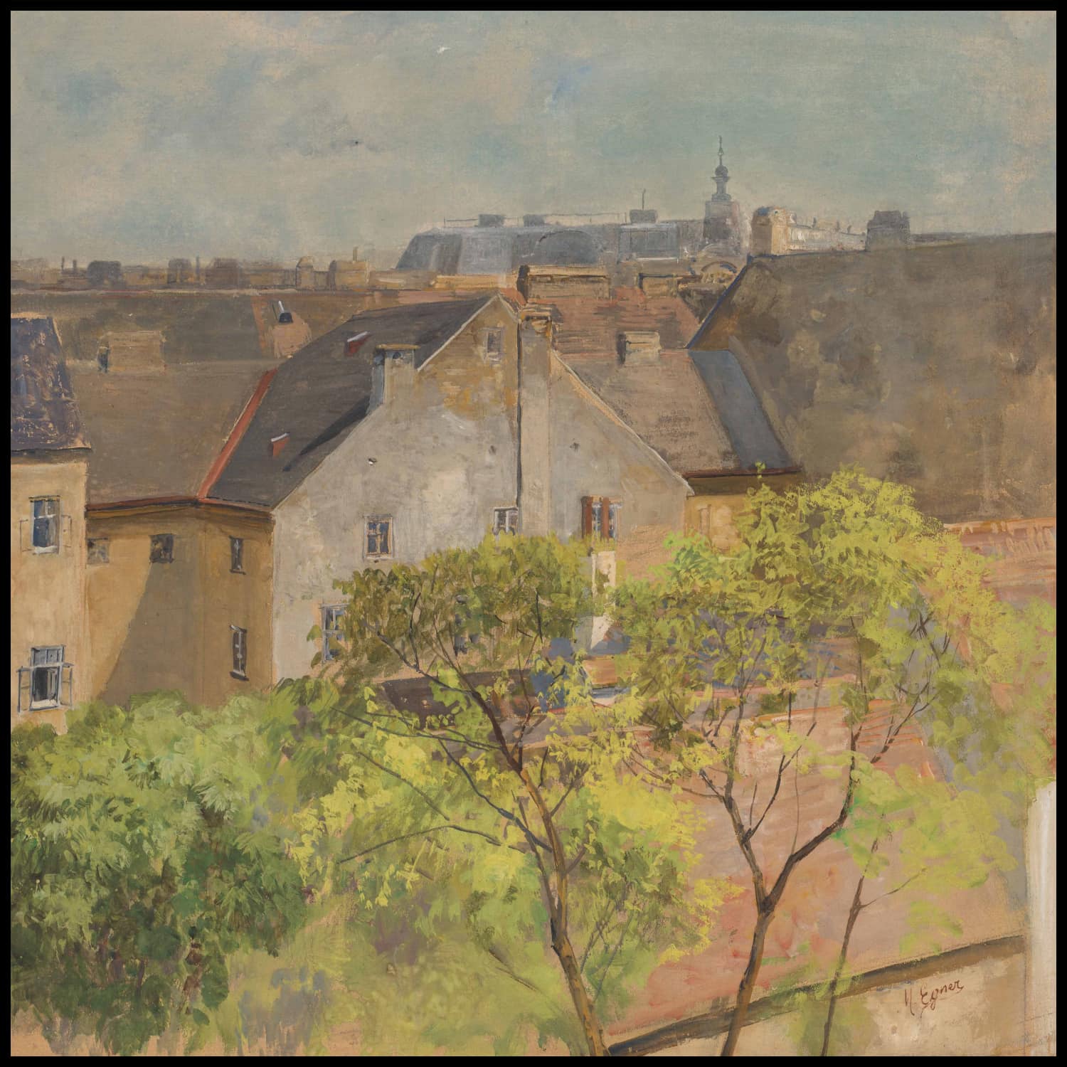 View from the studio in Klagbaumgasse