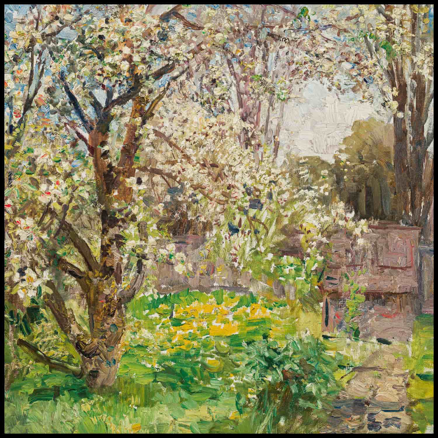 Garden in bloom in Nussdorf
