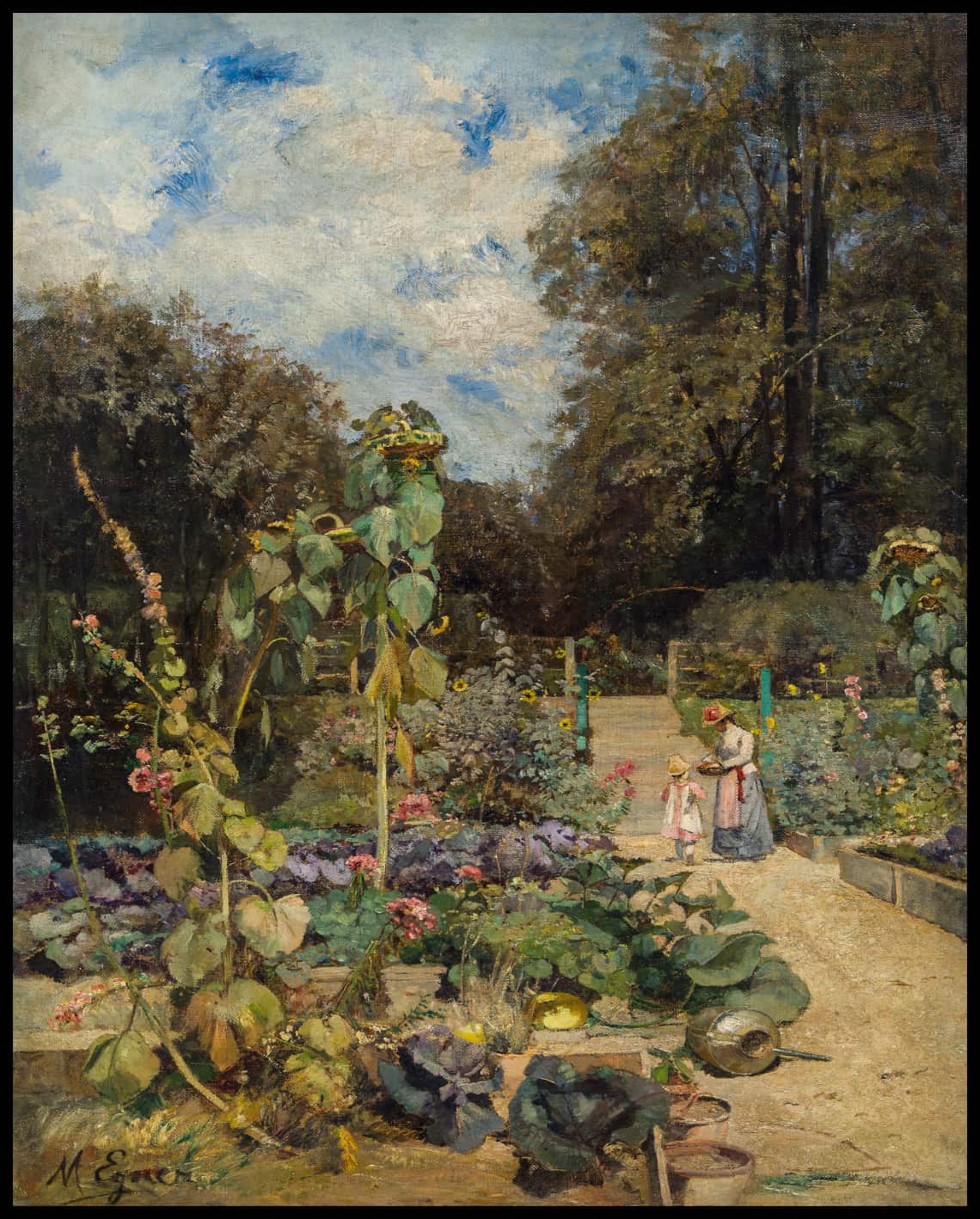 Jardin familial fleuri dans la Wachau