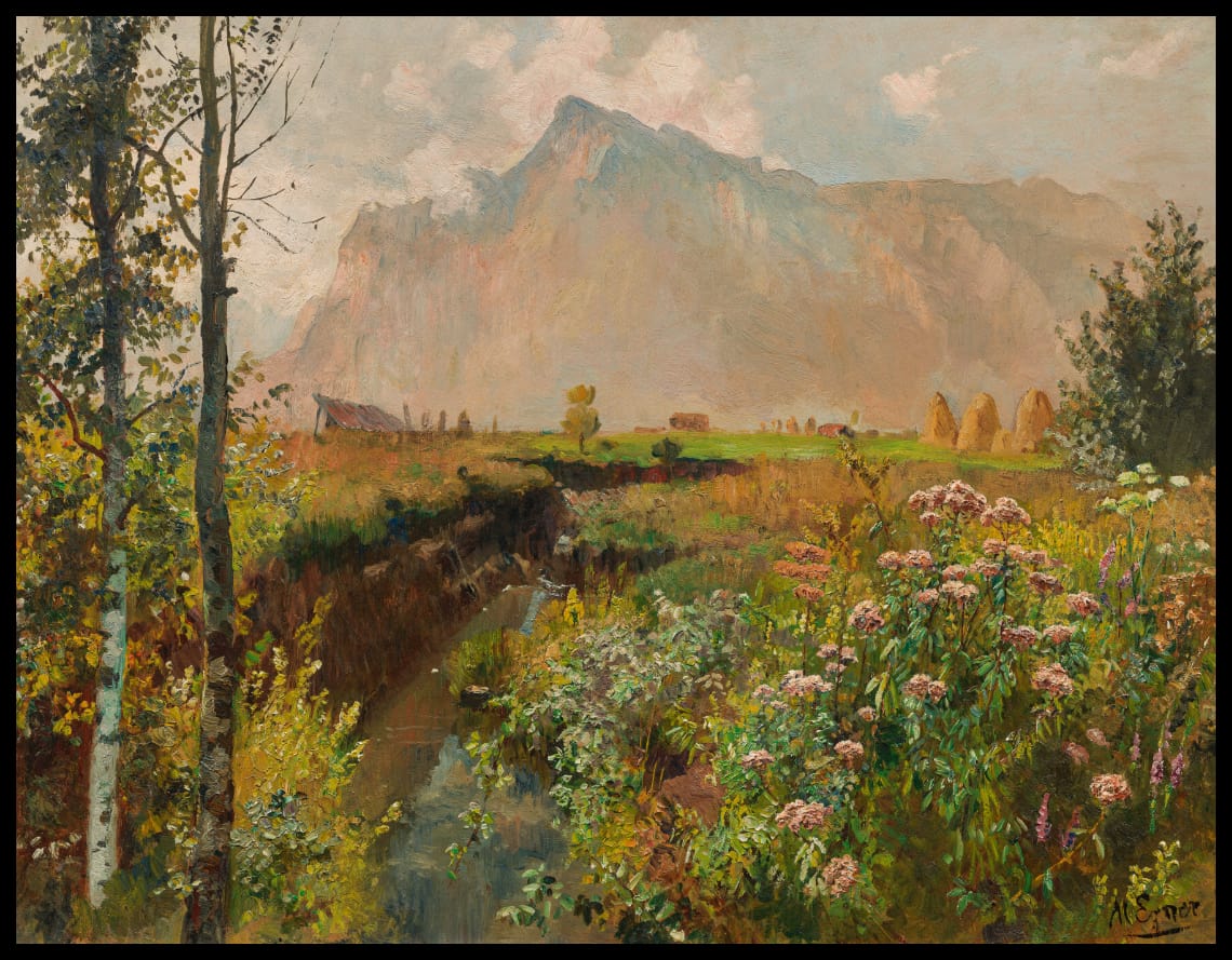 Leopoldskroner Moos avec l'Untersberg