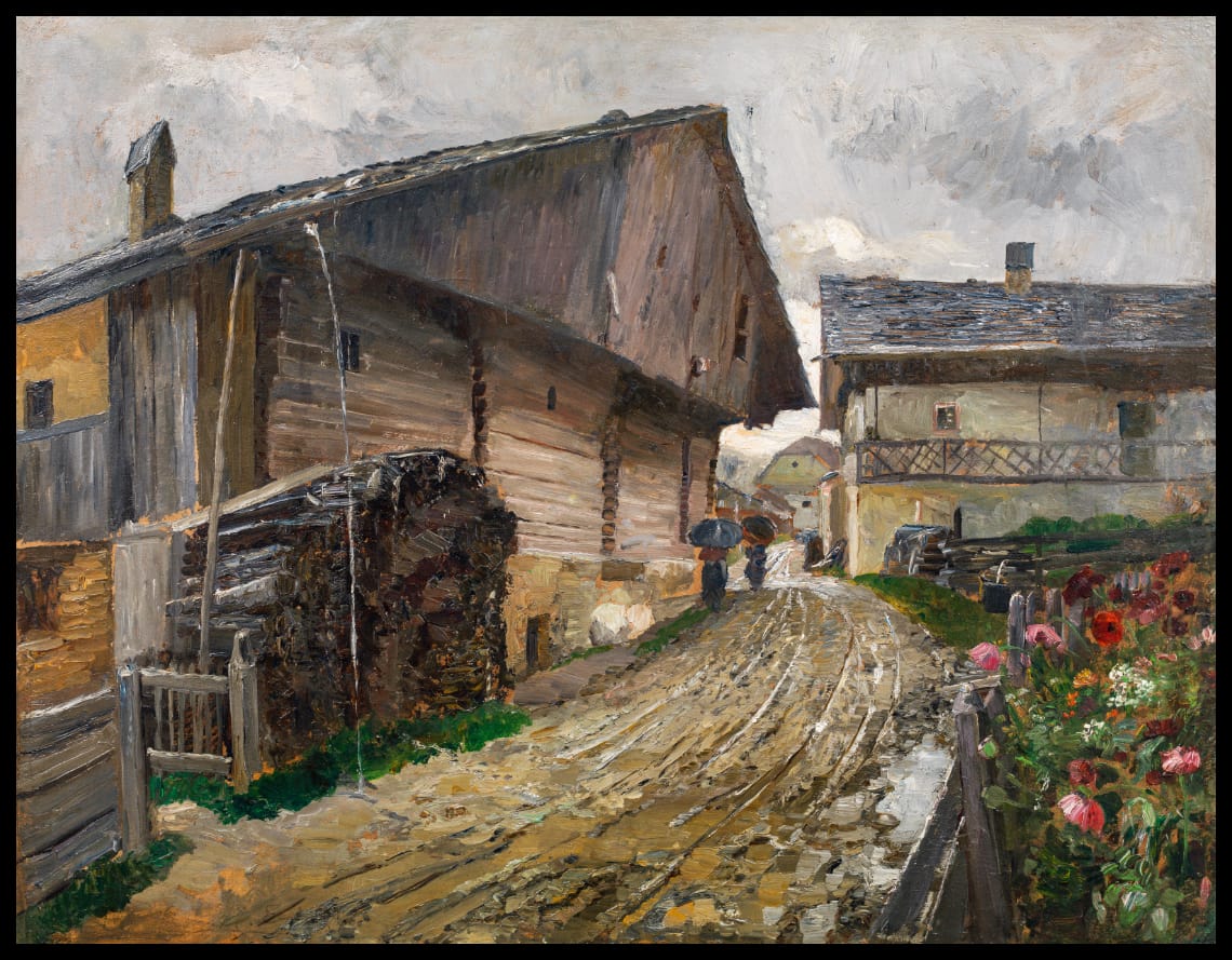 Jour de pluie à Sesto