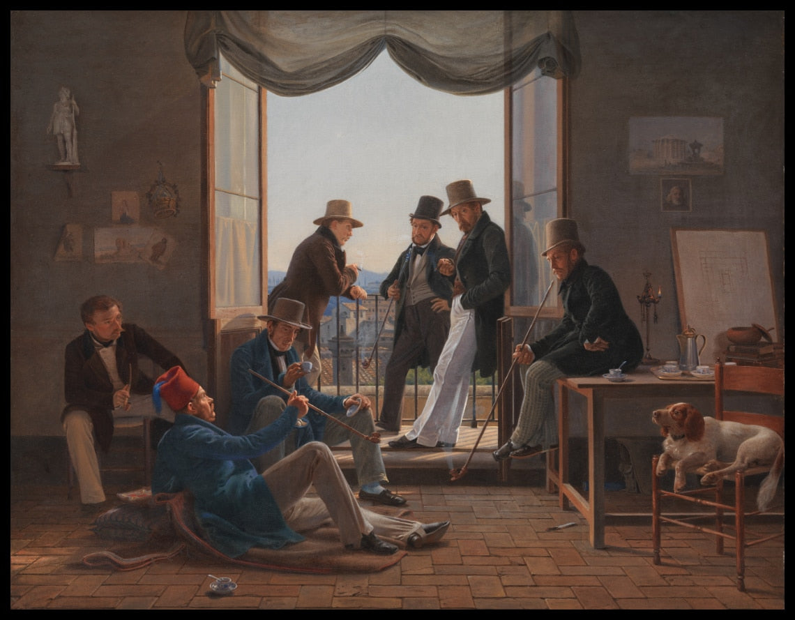 A Group of Danish Artists in Rome