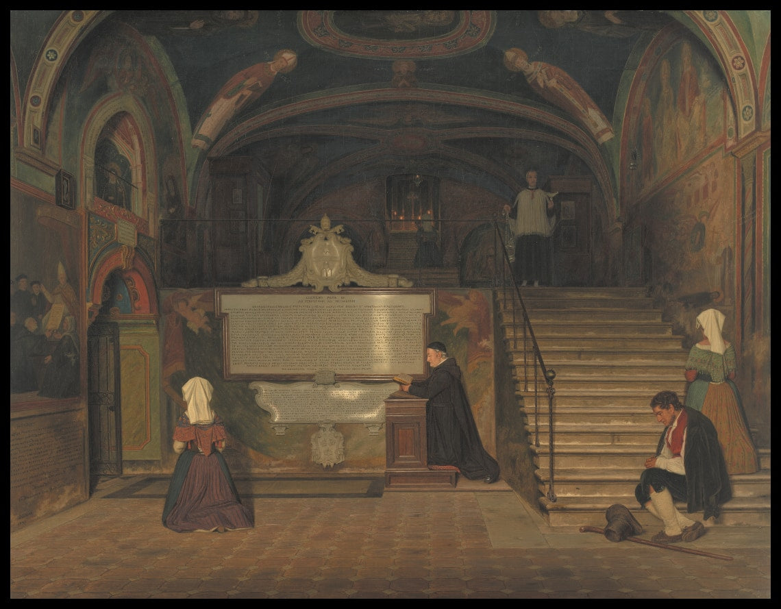 The Crypt in the Monastry of San Benedetto in Subiaco, Italy