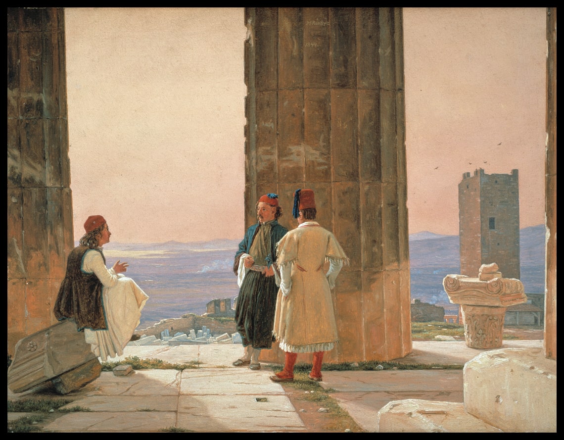 The View from the Temple of Athena on the Acropolis