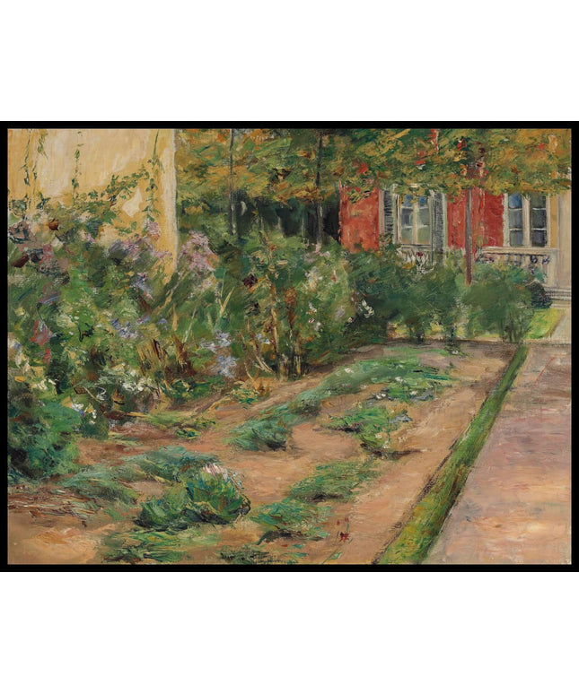 Blumenstaude am Gärtnerhäuschen nach Nordosten