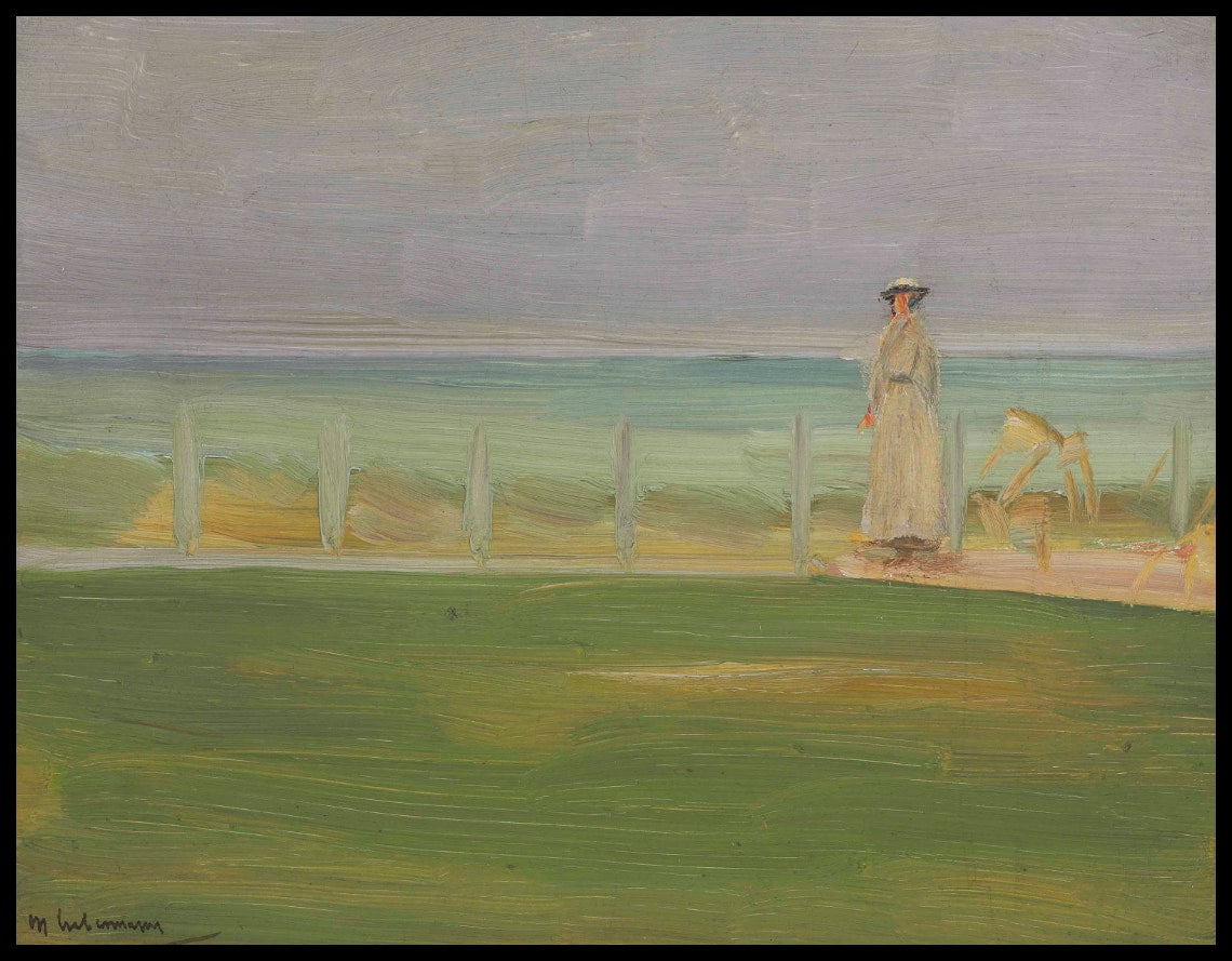Dame am Strand