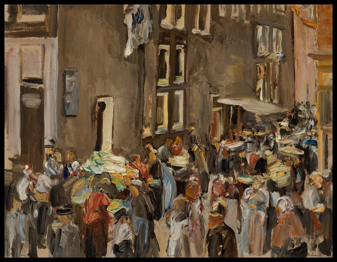 Judengasse in Amsterdam, Uilenburgersteeg Ecke Jodenbreestraat