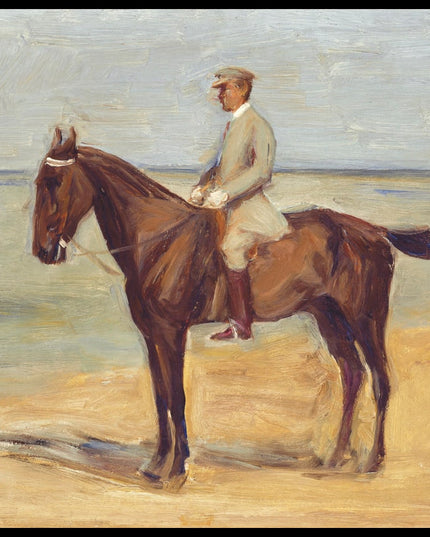 Reiter am Strand nach links